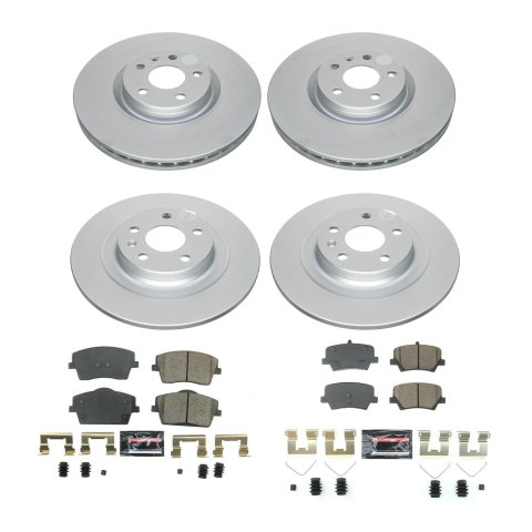 Power Stop 19-22 Volvo XC40 Front & Rear Z23 Coated Brake Kit (1x psbCRK8574, 1x psbCRK8580) thumbnail 6