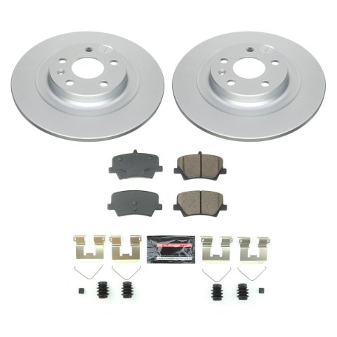 Power Stop 19-22 Volvo XC40 Front & Rear Z23 Coated Brake Kit (1x psbCRK8574, 1x psbCRK8580) thumbnail 9