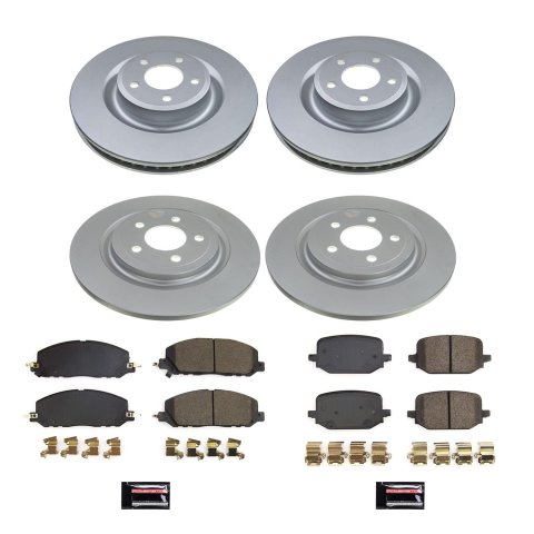 Power Stop 20-22 Ford Explorer Front & Rear Z17 Coated Brake Kit (1x psbCRK8672, 1x psbCRK8681) thumbnail 5