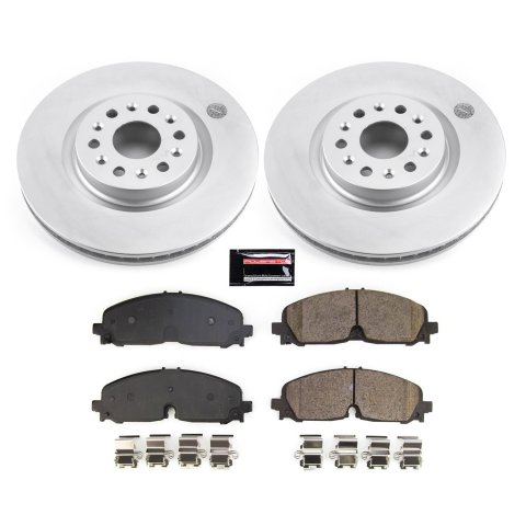 Power Stop 2021 Cadillac XT5 Front & Rear Z17 Coated Brake Kit (1x psbCRK8683, 1x psbCRK8743) thumbnail 8