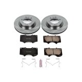 PowerStop Z17 Evolution Plus Stock Replacement Brake Kits with Calipers for 2015-2024 4RUNNER, 2016-2023 GX460 - KCOE5873A Disc Kits, Autospecialty Calipers, Front, Solid Surface Rotors, Cast Iron Calipers, Lexus, Toyota, Kit thumbnail 8