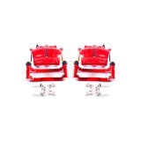 PowerStop Z36 Truck and Tow Brake Upgrade Kits with Calipers KC2059-36 Rotors, Pads, Red Calipers, Drilled/Slotted Rotors, Truck/Tow Pads, Front, Buick, Chevy, GMC, Kit thumbnail 6