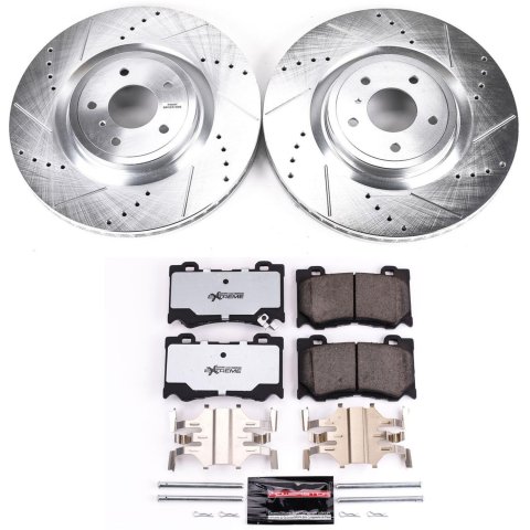 Power Stop 09-19 Nissan 370Z Front Z26 Street Kit w/Cals (1x psbK2915-26, 1x psbS6232) thumbnail 8