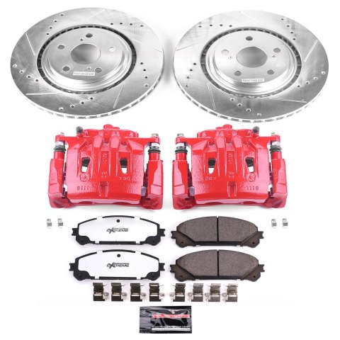 Power Stop 11-20 Toyota Sienna Front Z36 Truck & Tow Kit w/Cals (1x psbS6274, 1x psbK4713-36) thumbnail 6