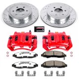 Power Stop 03-04 Dodge Dakota Front Z36 Truck & Tow Kit w/Cals (1x psbK2187-36, 1x psbS4862) thumbnail 8