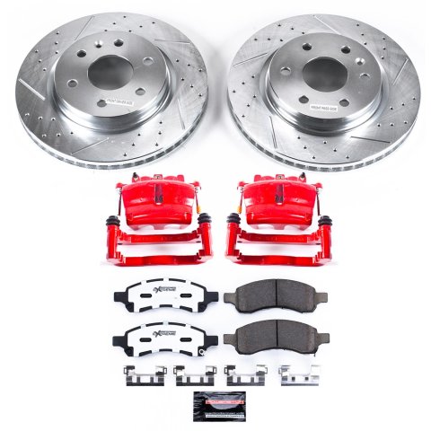 Power Stop 07-10 Saturn Outlook Front Z36 Truck & Tow Kit w/Cals (1x psbS5004, 1x psbK4657-36) thumbnail 9