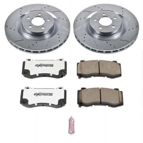 Power Stop 06-08 Dodge Magnum Front Z26 Street Kit w/Cals (1x psbS5086, 1x psbK4695-26)