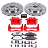 Power Stop 08-20 Chevrolet Tahoe Front Z36 Truck & Tow Kit w/Cals (1x psbK5519-36, 1x psbS4918A) thumbnail 9