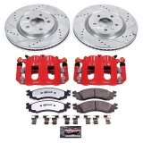 Power Stop 11-12 Ford Taurus Front Z36 Truck & Tow Kit w/Cals (1x psbS5214, 1x psbK5581-36) thumbnail 9