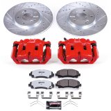 Power Stop 12-14 Honda Ridgeline Front Z36 Truck & Tow Kit w/Cals (1x psbK5939-36, 1x psbS3102) thumbnail 3
