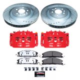 Power Stop 13-20 Lincoln MKT Front Z36 Truck & Tow Kit w/Cals (1x psbK6374-36, 1x psbS5468) thumbnail 9