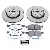 Power Stop 13-15 Jeep Grand Cherokee Front Z36 Truck & Tow Kit w/Cals (1x psbK6536-36, 1x psbS5296A) thumbnail 4