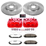 Power Stop 14-16 Jeep Cherokee Front Z36 Truck & Tow Kit w/Cals (1x psbK6540-36, 1x psbS5508) thumbnail 3