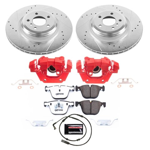 Power Stop 2009 BMW 750i Rear Z26 Street Kit w/Cals (1x psbK6014-26, 1x psbS6110) thumbnail 8