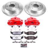 Power Stop 04-05 Ford E-150 Club Wagon Rear Z36 Truck&Tow Kit w/Cals (1x psbK4579-36, 1x psbS4958) thumbnail 9
