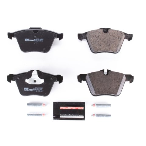Power Stop 2018 Jaguar XJ Front Eurostop Brake Kit (1x psbSW-0804, 2x psbEBR1089EVC, 1x psbESP0689) thumbnail 1