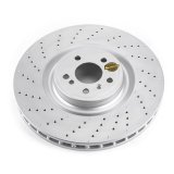 Power Stop 13-16 Mercedes-Benz GL450 Front Eurostop Brake Kit (2x psbEBR1461EVC, 1x psbSW-0510, 1x psbESP1982) thumbnail 3
