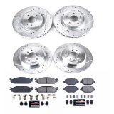 Power Stop 2010 Lincoln MKT Front & Rear Z23 Evolution Brake Kit (1x psbK5509, 1x psbK8846) thumbnail 8