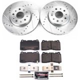 Power Stop 2019 Cadillac CTS Front & Rear Z23 Evolution Brake Kit (1x psbK7001, 1x psbK8965) thumbnail 5