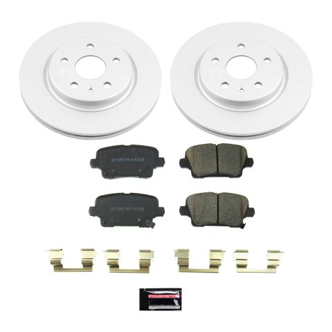 Power Stop 20-21 Cadillac XT4 Front and Rear Z17 Coated Brake Kit (1x psbCRK8487, 1x psbCRK8829) thumbnail 5