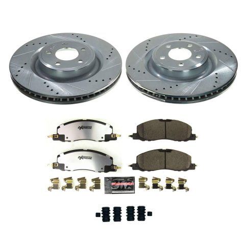 Power Stop 20-22 Lincoln Aviator Front and Rear Z36 Truck & Tow Brake Kit (1x psbK8682-36, 1x psbK8672-36) thumbnail 6