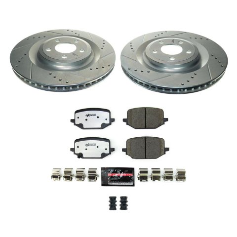 Power Stop 20-22 Lincoln Aviator Front and Rear Z36 Truck & Tow Brake Kit (1x psbK8682-36, 1x psbK8672-36) thumbnail 7