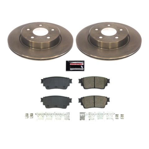 Power Stop 2021 Nissan Rogue Front and Rear Autospecialty Brake Kit (1x psbKOE8751, 1x psbKOE8771) thumbnail 2