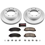 Power Stop 05-08 Ford F-250 Super Duty Front Z17 Coated Brake Kit (2x psbAR85107EVC, 1x psb17-1069) thumbnail 1