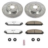 Power Stop 05-11 Chrysler 300 Front & Rear Z26 Street Warrior Brake Kit w/Calipers (1x psbK1720-26, 1x psbK2560-26, 1x psbS5016, 1x psbS4992) thumbnail 3
