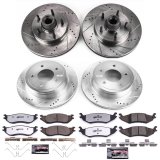 Power Stop 04-05 Ford E-150 Club Wagon Front and Rear Z36 Truck & Tow Brake Kit (Bundled Kit) thumbnail 4