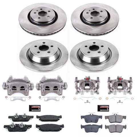 Power Stop 16-18 Lincoln MKX Front and Rear Autospecialty Kit w/Cals (Bundled Kit) thumbnail 7