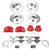 Power Stop 07-09 BMW 335i Front and Rear Z26 Street Kit w/Cals (1x psbK5281-26, 1x psbK045-26, 1x psbS3328, 1x psbS3334) thumbnail 3