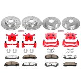 Power Stop 06-07 Chevrolet Monte Carlo Front and Rear Z26 Street Kit w/Cals (1x psbS4988, 1x psbK1440-26, 1x psbS4644, 1x psbK1437-26) thumbnail 1