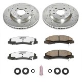 Power Stop 06-07 Chevrolet Monte Carlo Front and Rear Z26 Street Kit w/Cals (1x psbS4988, 1x psbK1440-26, 1x psbS4644, 1x psbK1437-26) thumbnail 5