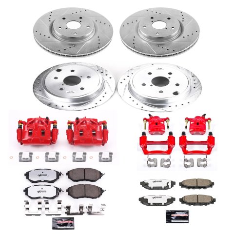 Power Stop 15-20 Subaru WRX Front and Rear Z26 Street Kit w/Cals (1x psbK4603-26, 1x psbS3424, 1x psbS3348, 1x psbK6977-26) thumbnail 8