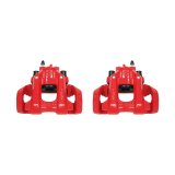 PowerStop Z36 Truck and Tow Brake Upgrade Kits with Calipers for 2011-2017 DURANGO, 2011-2016 GRAND CHEROKEE - KC5952-36 Disc Kits, Performance Kits, Front Rear, Cross-drilled/Slotted Rotors, Red Powdercoated Calipers, Dodge, Jeep, Kit thumbnail 7