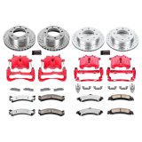 Power Stop 2005 GMC Sierra 1500 HD Front and Rear Z36 Truck & Tow Kit w/Cals (1x psbK2020-36, 1x psbS4764, 1x psbK5225-36, 1x psbS4730) thumbnail 3