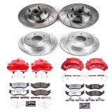 Power Stop 04-05 Ford E-150 Club Wagon Front and Rear Z36 Truck & Tow Kit w/Cals (Bundled Kit) thumbnail 9