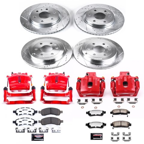 Power Stop 07-10 Saturn Outlook Front and Rear Z36 Truck & Tow Kit w/Cals (1x psbS5004, 1x psbK5262-36, 1x psbK4657-36, 1x psbS5058) thumbnail 6
