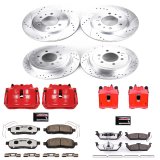 Power Stop 2009 Ford F-150 Front and Rear Z36 Truck & Tow Kit w/Cals (1x psbK1950-36, 1x psbS4974A, 1x psbS4858, 1x psbK5336-36) thumbnail 2