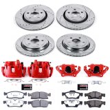Power Stop 13-15 Jeep Grand Cherokee Front and Rear Z36 Truck & Tow Kit w/Cals (1x psbK6536-36, 1x psbK5953-36, 1x psbS5296A, 1x psbS5420) thumbnail 7