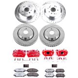 Power Stop 14-16 Acura MDX Front and Rear Z36 Truck & Tow Kit w/Cals (1x psbK6957-36, 1x psbK6953-36, 1x psbS7142, 1x psbS3826A) thumbnail 4