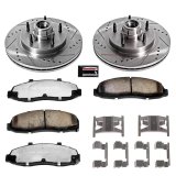 Power Stop 99-00 Ford F-150 Front and Rear Z36 Truck & Tow Kit w/Cals (1x psbK1872-36, 1x psbS4678, 1x psbK1863-36, 1x psbS4750) thumbnail 9
