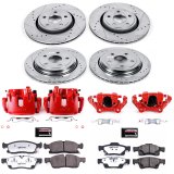 Power Stop 16-19 Jeep Grand Cherokee Front and Rear Z36 Truck & Tow Kit w/Cals (1x psbK5953-36, 1x psbK7133-36, 1x psbS5296A, 1x psbS5420) thumbnail 3