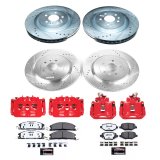 Power Stop 13-16 Lincoln MKS Front and Rear Z36 Truck & Tow Kit w/Cals (1x psbK6376-36, 1x psbS5466, 1x psbK6374-36, 1x psbS5468) thumbnail 7
