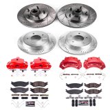 Power Stop 04-05 Ford E-150 Club Wagon Front and Rear Z23 Evolution Kit w/Cals (Bundled Kit) thumbnail 5