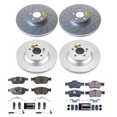 Power Stop 12-14 Mercedes-Benz E550 Front and Rear Z23 Coated Brake Kit (Bundled Kit) thumbnail 1