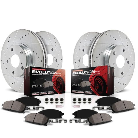 Power Stop 18-21 Volvo V90 Front and Rear Z23 Coated Brake Kit (1x psbCRK7757, 1x psbCRK8227) thumbnail 4