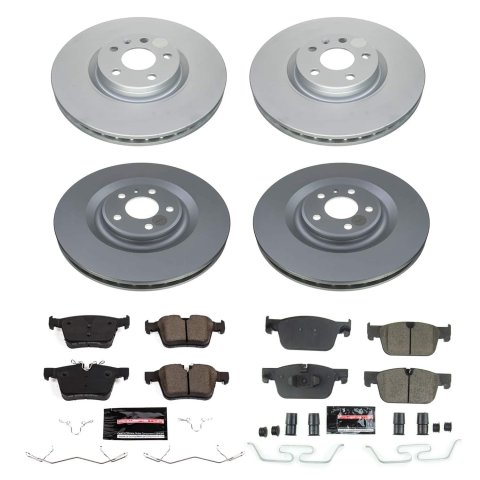 Power Stop 18-21 Volvo V90 Front and Rear Z23 Coated Brake Kit (1x psbCRK7757, 1x psbCRK8227) thumbnail 6