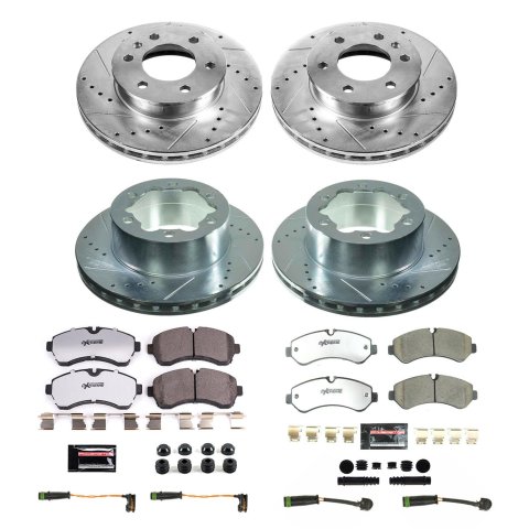 Power Stop 2019 Mercedes-Benz Sprinter 4500 Front and Rear Z36 Truck & Tow Brake Kit (1x psbK6234-36, 1x psbK8431-36) thumbnail 2
